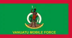 Bandera de la Fuerza Móvil de Vanuatu