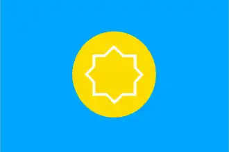 Bandera del Partido Azat de Kazajistán