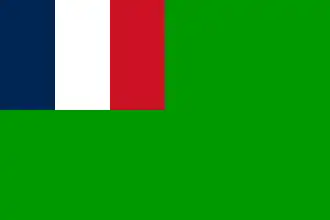 Bandera del Estado Independiente de Cunani.