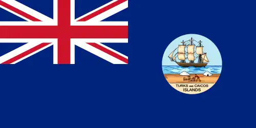 Antigua Bandera de las Islas Turcas y Caicos
