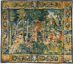 Tapiz flamenco de la segunda mitad del siglo XVI.