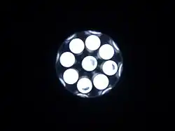 Múltiples LEDs de 5mm pueden llegar a usarse en linternas pequeñas