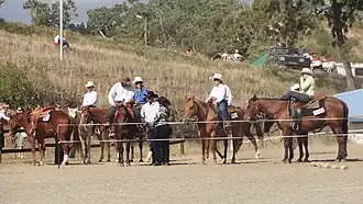 «Broussards» en la Feria de Bourail.