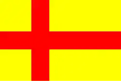 Antigua bandera de las Islas Orcadas, Escocia.