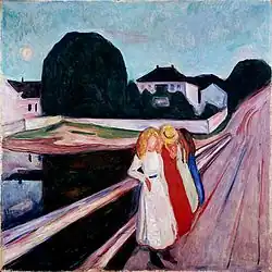 Muchachas en el puente (1905), Museo Wallraf-Richartz en Colonia.
