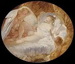 Fuego a la pólvora, probablemente de la segunda mitad de la década de 1760, Louvre, París (RF 1942-21).