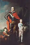 Retrato de Franciszek Ksawery Branicki con sus hijos, 1788-89, Alupka (Crimea)