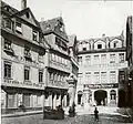 Foto de 1900 de la casa en Fráncfort donde Elsheimer nació y creció, destruida en 1944.