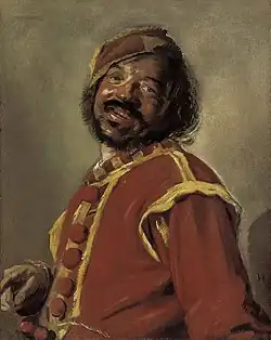 Frans Hals, "El mulato", c.&nbsp;1628, Museo de Bildenden Kunst, Leipzig.