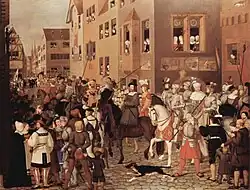 La entrada de Rodolfo de Habsburgo en Basilea en 1273, 1808-1810