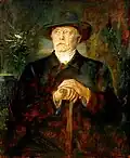 Franz von Lenbach: Retrato de Otto von Bismarck.