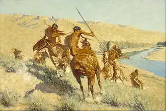 Lance del cazador de bisontes