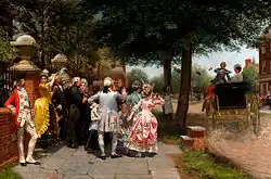 Una boda colonial, de Frederick James, 1888.