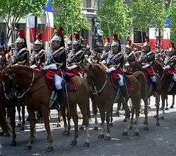 Escuadrón de Gendarmes de Caballería de los Dragones la Guardia Republicana.
