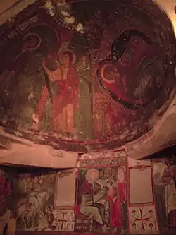 Frescos en el Monasterio de los Sirios