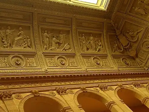 Frescos que representan la historia de Marsella