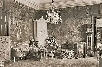 Green salon looking north