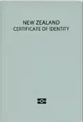 New Zealand Certificate of Identity cover