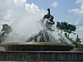 Monumento con fuente.
