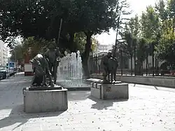 Fuente de Don Quijote y Sancho Panza