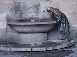 Fuente del Ayuntamiento en Logroño.