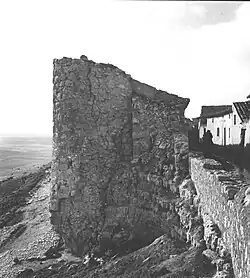 Imagen antigua de la muralla.