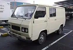Una furgoneta Avia de la primera serie, fabricada en 1980.