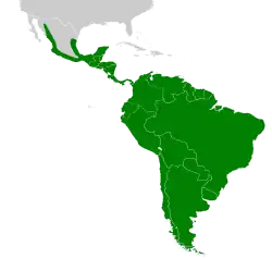 Distribución geográfica de los furnáridos.
