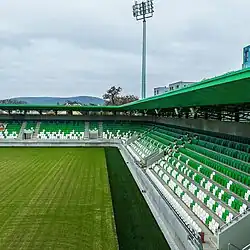 Tribuna del nuevo estadio