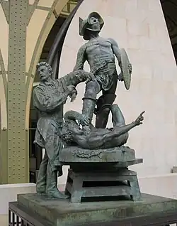 Another view of the Morot sculpture