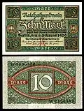 10 marcos (1920)