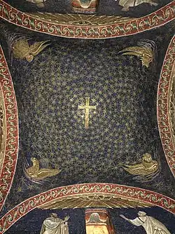 El tetramorfos del mausoleo de Gala Placidia.