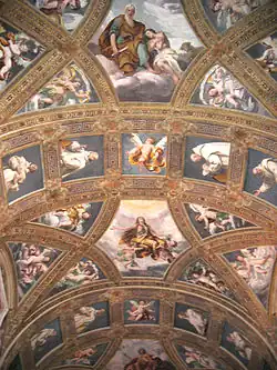 Techo con frescos de la Cartuja de Garegnano (1629), Milán