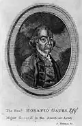 Horatio Gates, Esqr., mayor del ejército americano, 1781.