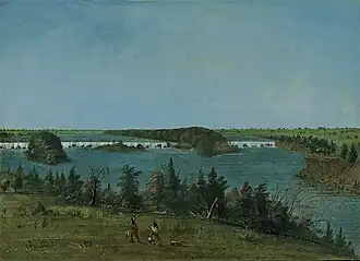 The Falls of Saint Anthony, George Catlin, 1871. Museo Thyssen-Bornemisza.