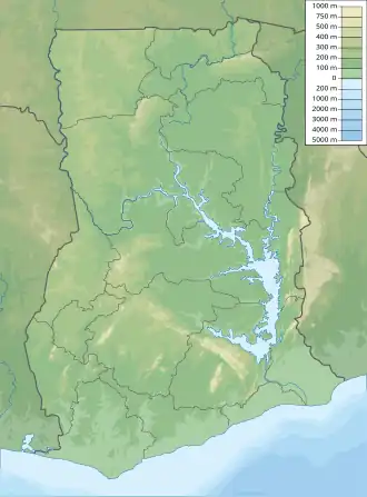 Lago Volta (embalse) ubicada en Ghana