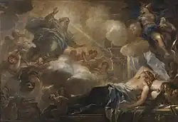 El sueño de Salomón, de Lucas Jordán, 1694-1696.[59]​