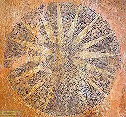 Mosaico hallado en Epiro, de donde era Olimpia, la madre de Alejandro Magno.