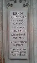 Memorial a John Yates