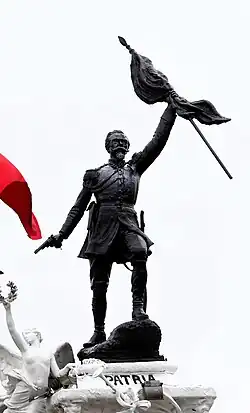 Estatua de Bolognesi en Lima