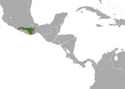 Distribución de C. goldmani