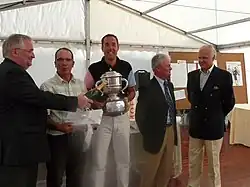 La copa Dior, edición 2008, ganada por Ludovic Chartier.