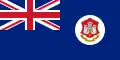 Bandera gubernamental de Gibraltar (1875-1921)