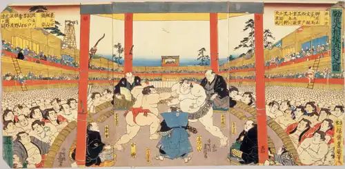 Gran Torneo de Sumo Kanjin (c. 1843 )