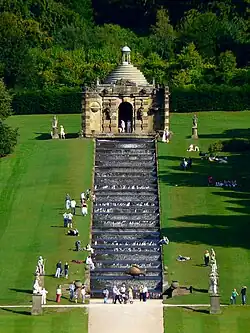Chatsworth House, Gran Cascada.