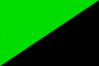 Bandera del anarcoecologismo.