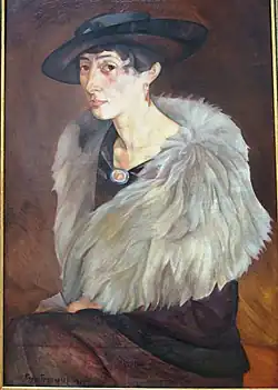 Retrato de Anna Grilikhes, 1917