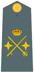 Divisa de general de división