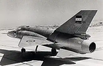 Vista de la cola del avión.