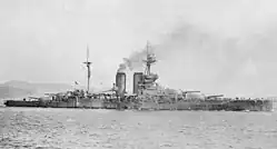 HMS Queen Elizabeth en 1915.